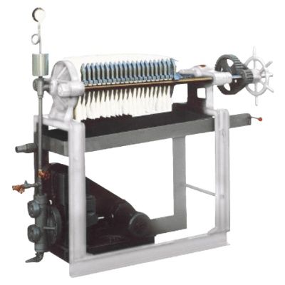 ろ過 単純加圧式 手動フィルタープレス M8シリーズ (ハンディ)-株式会社マキノ