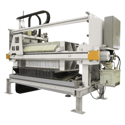 ろ過 単純加圧式 自動フィルタープレス CAFシリーズ (キャフ) CAF710-株式会社マキノ