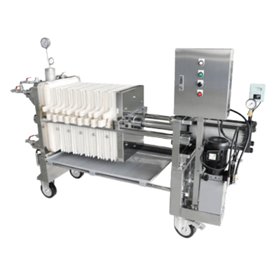 ろ過 圧搾式 半自動フィルタープレス MDFWシリーズ-株式会社マキノ