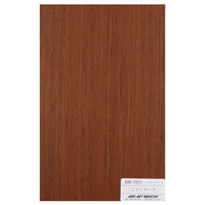 リアルマットパネル ミラノチーク RMW- 2075-アオキアート工業株式会社