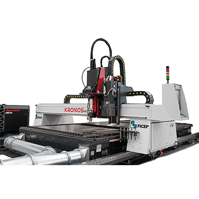 プレートの溶断と孔あけ マルチスキングマシン KRONOS KR25SP-フィーチェップジャパン株式会社