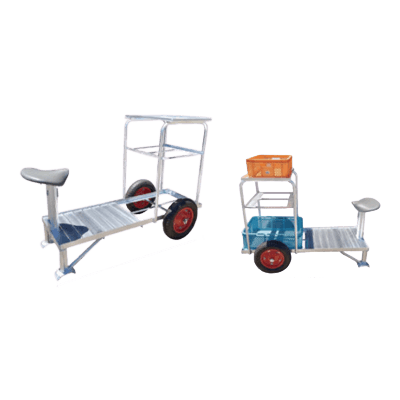 アルミ果実用収穫台車 KU-01-有限会社託麻車輌工業