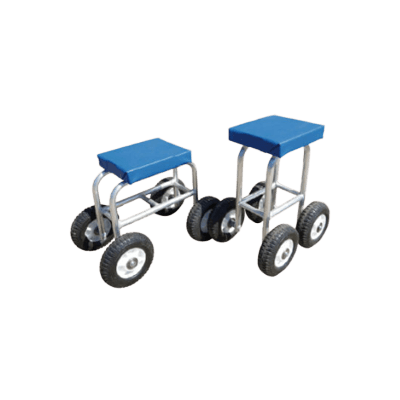 アルミコロ四輪高設用腰掛 SW-A05-有限会社託麻車輌工業