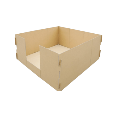 機能性ダンボール ダンボール製 リリーフパーテーション-株式会社アイザック