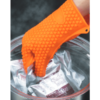 手袋 耐熱・耐冷・防寒・保温手袋 耐熱シリコン5本指手袋 A-75684-株式会社ホワイトマックス