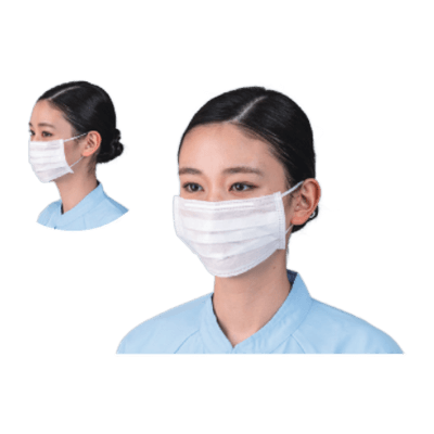 3PLY ・4PLY 高機能フィルター付マスク フィルター付き耳掛けマスク (平ゴム) FM-304-株式会社ホワイトマックス