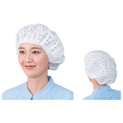 帯電帽 つくつく帽子 (使い捨て) EL-102 (穴アキ)-株式会社ホワイトマックス