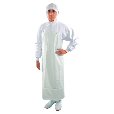 エプロン ターポリンエプロン (塩化ビニールコーティングタイプ) ハバヒロン (スピンドルひもタイプ) EH-60-株式会社ホワイトマックス