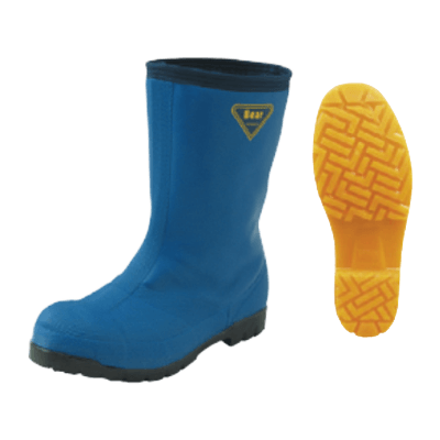 フットウェア 防冷蔵冷凍倉庫用防寒作業靴 冷蔵庫長-40℃ ネイビー NR021-株式会社ホワイトマックス