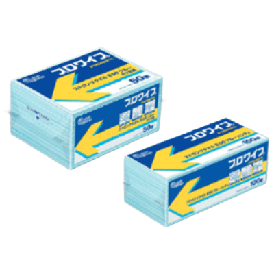 タオル 不織布ワイパー プロワイプ ストロングタオル E50ブルー 50枚-株式会社ホワイトマックス