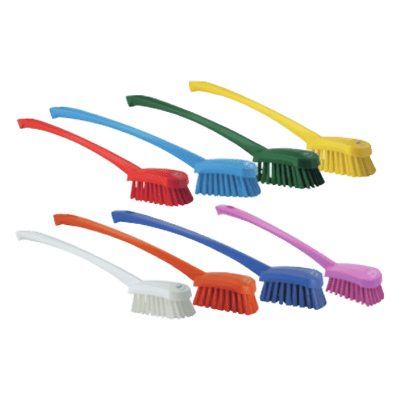 清掃用品 シンク・機器類ブラシ シンクの洗浄 ロングハンドルブラシ ハード 4186-株式会社ホワイトマックス