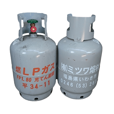 産業用高圧ガス プロパンガス (LPガス) 10kg (C3H8)-有限会社ミツワ熔材