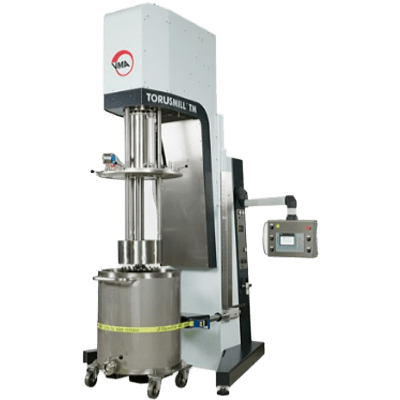 2in1：生産用 縦型分散機 (ディゾルバー) ／バスケットミル トーラスミル (TORUSMILL®) TM-537-英弘精機株式会社