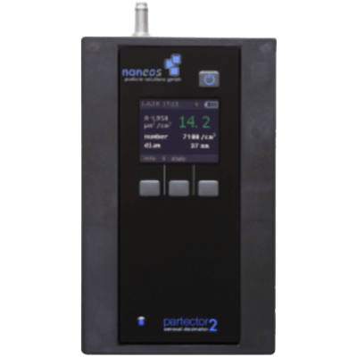ハンドヘルド型ナノ粒子センサー Partector2-英弘精機株式会社