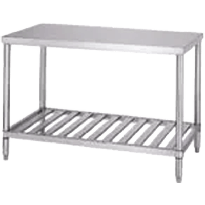 スノコ棚仕様 ステンレス作業台 AS-4545-ウチハシ