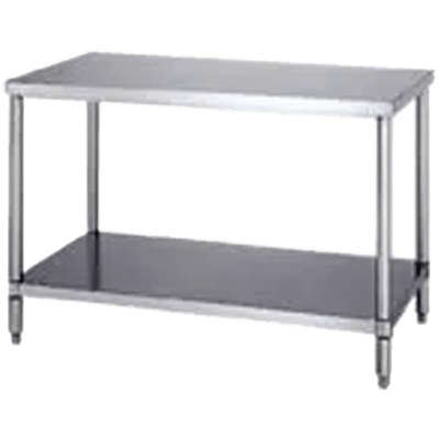 ベタ棚仕様 ステンレス作業台 AB-6045-ウチハシ