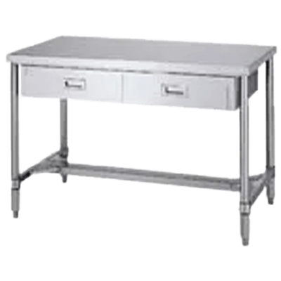片面引出付H枠仕様 ステンレス作業台 ADH-18060-ウチハシ