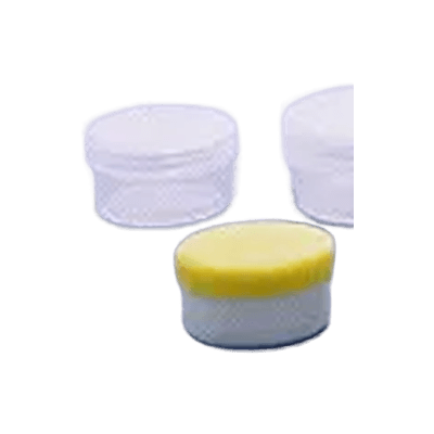 軟膏容器 透明 プラ壺-ウチハシ