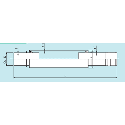 伸縮・伸縮可とう管 クローザージョイント Σ2-A型 絶縁型 タイボルト無し-日本ヴィクトリック株式会社