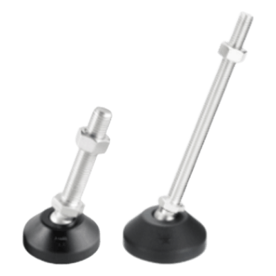 産業用ハードウェア スイベルアジャスター (ナイロン) DK (S) -04series- (M16)-Asmith Manufacturing Company