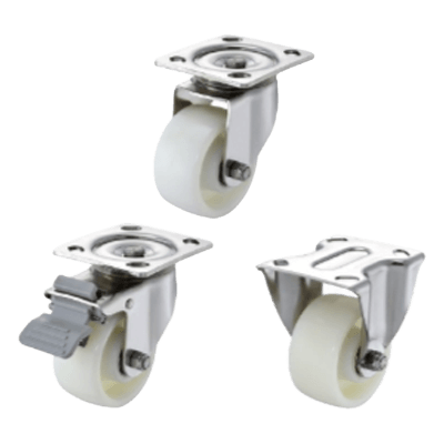 産業用ハードウェア 重荷重向けキャスター GN-SA series (ナイロンキャスター、SUS304/荷重350kgf)-Asmith Manufacturing Company