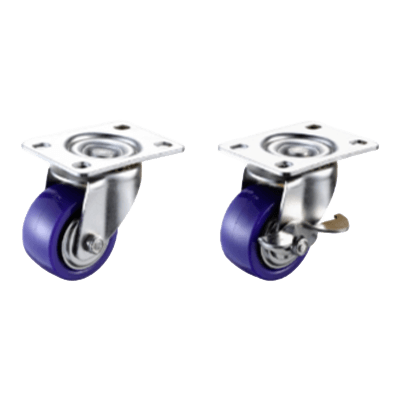 産業用ハードウェア 軽荷重向けキャスター GU-SEA065series (PUキャスター、SUS304/荷重80kgf)-Asmith Manufacturing Company