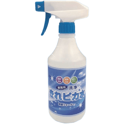 水だから安心、水なのに高機能 業務用洗浄・除菌ウォーター きれピカ水-株式会社ヱビス製袋所