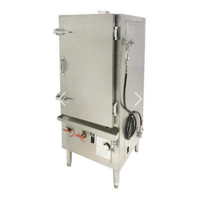 3段式で大量調理 BOXスチーマー かご式-株式会社サミー