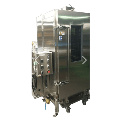 学校給食・セントラルキッチン向け BOXスチーマー 蒸気入れ込み式 カートインタイプ-株式会社サミー