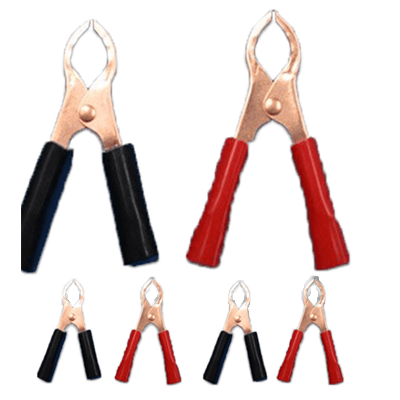 ケーブル・コネクター類 バッテリー用 大型 ワニ口クリップ 3ペアセット-株式会社カウスメディア