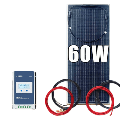 ソーラー充電セット ケーブルセット 太陽光発電 船舶用セット (MPPT チャージコントローラー)-株式会社カウスメディア