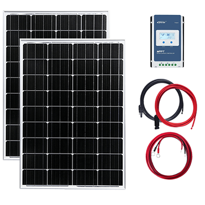 ソーラー充電セット ケーブルセット 太陽光発電 ケーブルセット (MPPT チャージコントローラー)-株式会社カウスメディア