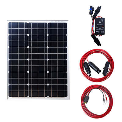 電気柵・外部機器用セット 太陽光発電 バッテリーソーラー充電セット-株式会社カウスメディア