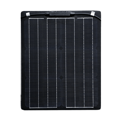 セミフレキシブルタイプ 単結晶 ソーラーパネル 太陽光発電 24V用 20W-株式会社カウスメディア