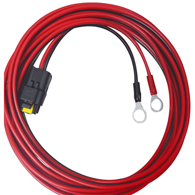 バッテリーケーブル R2-5端子·防水コネクター付 3m 0.75sq-株式会社カウスメディア