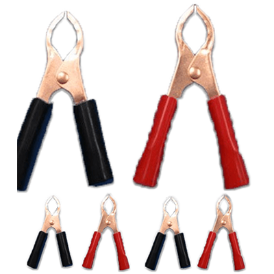 バッテリーアクセサリー バッテリー用 大型ワニ口クリップ 3ペア-株式会社カウスメディア