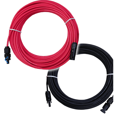 ソーラーパネル延長出力ケーブル MC4·MC4コネクター付-株式会社カウスメディア