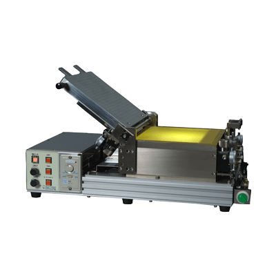 「貼る」テクノロジーを支える貼合機のパイオニアHAL-TEC (ハルテック) シリーズ 小型貼合機 高精度卓上型貼合機 HAL-215-三共株式会社