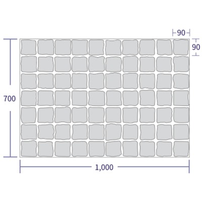 材料 ピンコロカットシート (のり無し・吹付け用)-有限会社宮国工業