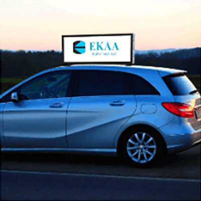屋外タクシートップ液晶ディスプレイ EKOTT-EKAA TECHNOLOGY株式会社