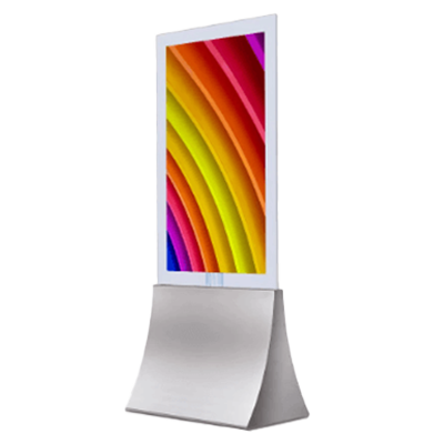 超薄型フロアスタンディング両面ディスプレイ EKIADFD-EKAA TECHNOLOGY株式会社