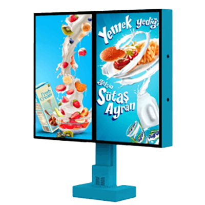 2つのスクリーンの屋外QSRドライブスルーメニューボード EKOADF29-EKAA TECHNOLOGY株式会社