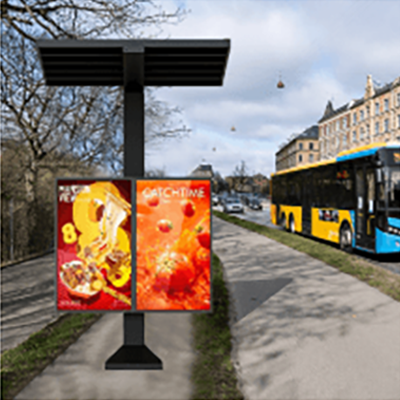 2つのスクリーンの屋外QSRドライブスルーメニューボード EKOADF33-EKAA TECHNOLOGY株式会社