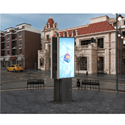 両面屋外フロアスタンディングディスプレイ EKOADF8-EKAA TECHNOLOGY株式会社