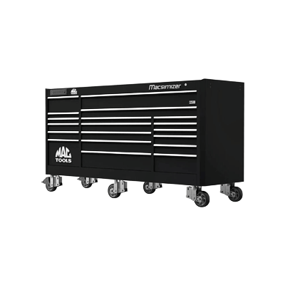 ツールストレージ 19ドロワー トリプルバンク ワークステーション J-M8827P-BK-マックメカニクスツールズ株式会社