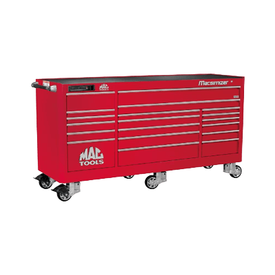 ツールストレージ 19ドロワー トリプルバンク ワークステーション J-M8827P-RD-マックメカニクスツールズ株式会社