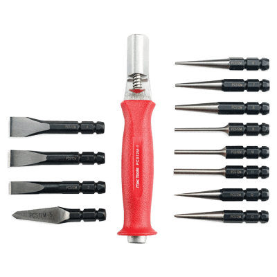 ハンドツール ポンチ・チゼルセット 12Pc. PCS12M-マックメカニクスツールズ株式会社