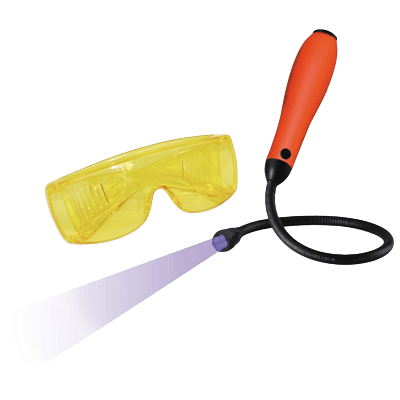 エアコン UVライト&強調型セーフティーゴーグル BLK53515A-マックメカニクスツールズ株式会社