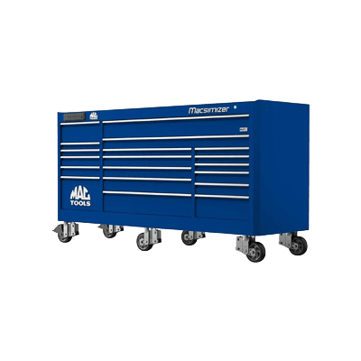 ツールストレージ 19ドロワー トリプルバンク ワークステーション J-M8827P-BL-マックメカニクスツールズ株式会社