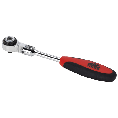 6"ラウンドヘッドフレックスラチェット 1/4"Dr. コンフォートグリップ (TM) 付き MRR6FPA-マックメカニクスツールズ株式会社